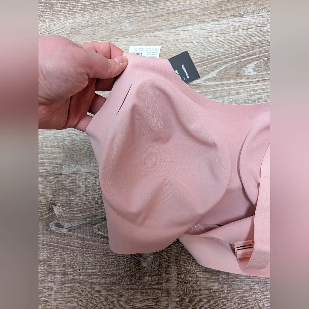 NWT Knix Pink Rose Water Revolution Adjustable Pullover Bra Size L+ Large Plus